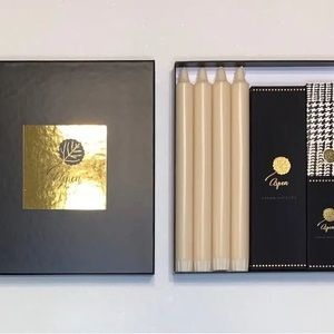 NWOT- Luxury Scented Match and Beeswax Taper Candle Set